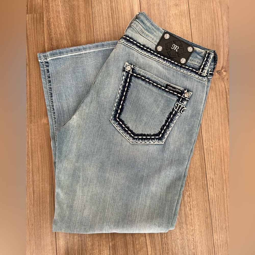 Miss Me Light Blue Boyfriend Jeans